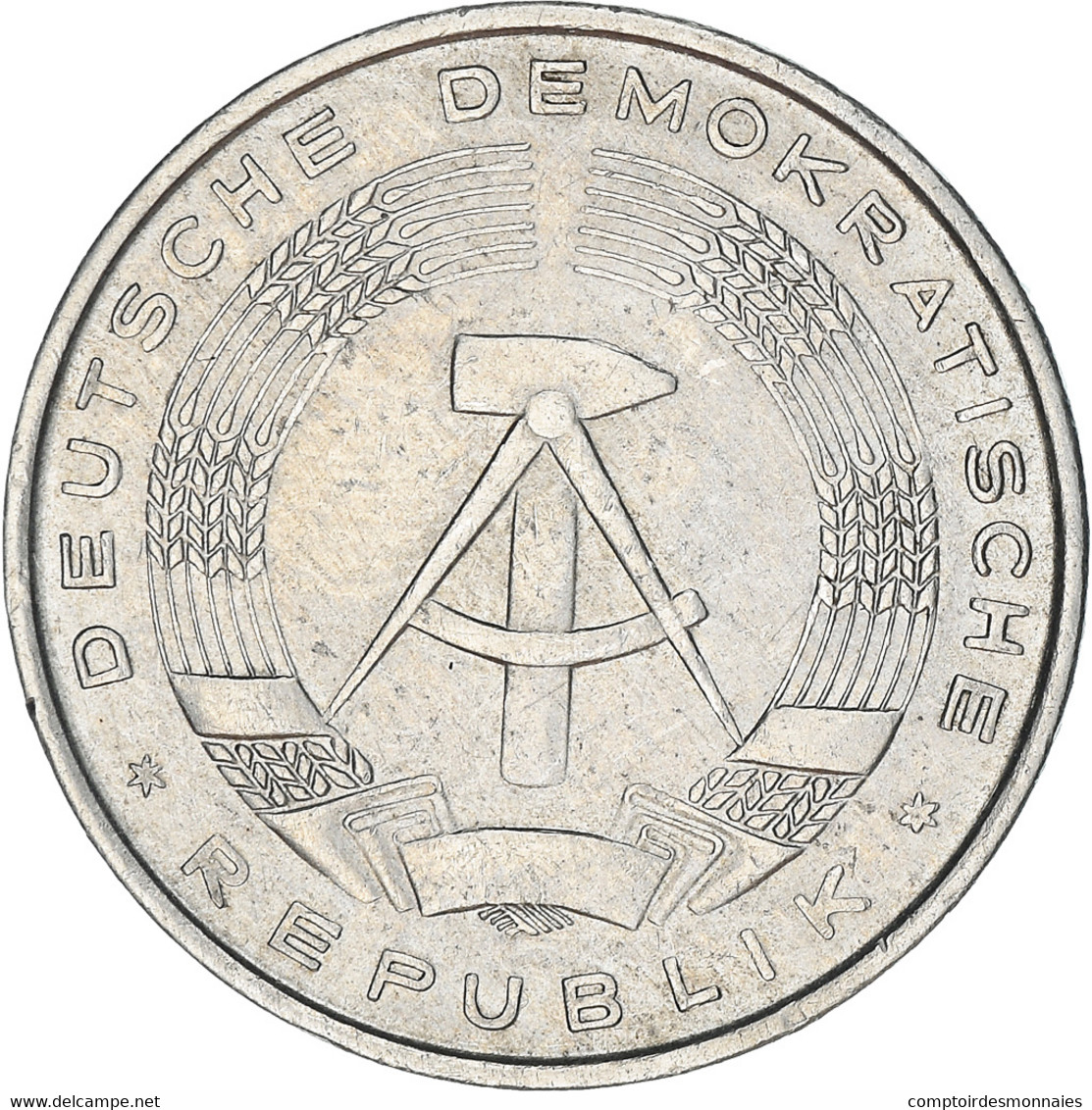 Monnaie, GERMAN-DEMOCRATIC REPUBLIC, 10 Pfennig, 1968, Berlin, TTB, Aluminium - 5 Pfennig