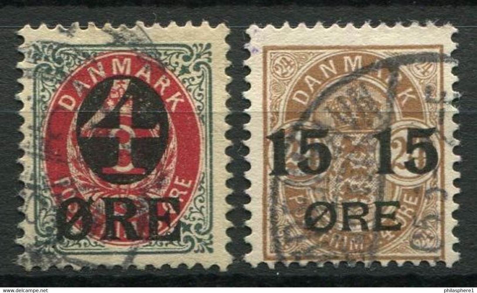 Dänemark Nr.40/1         O  Used        (797) - Used Stamps