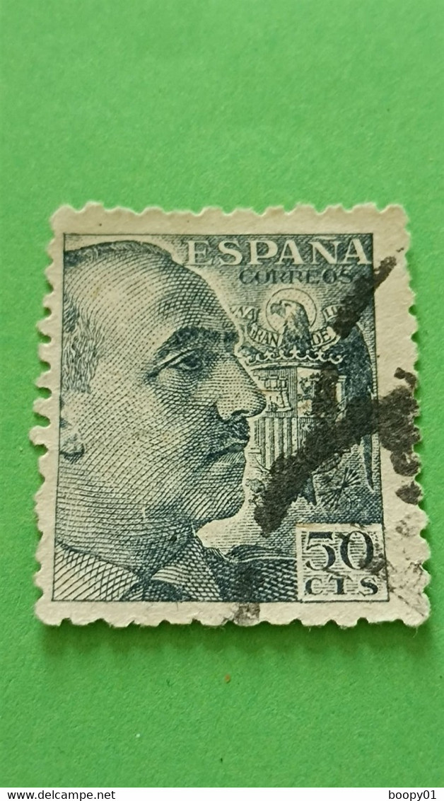 ESPAGNE - SPAIN - Timbre 1939 : Histoire - Général FRANCO - Usati