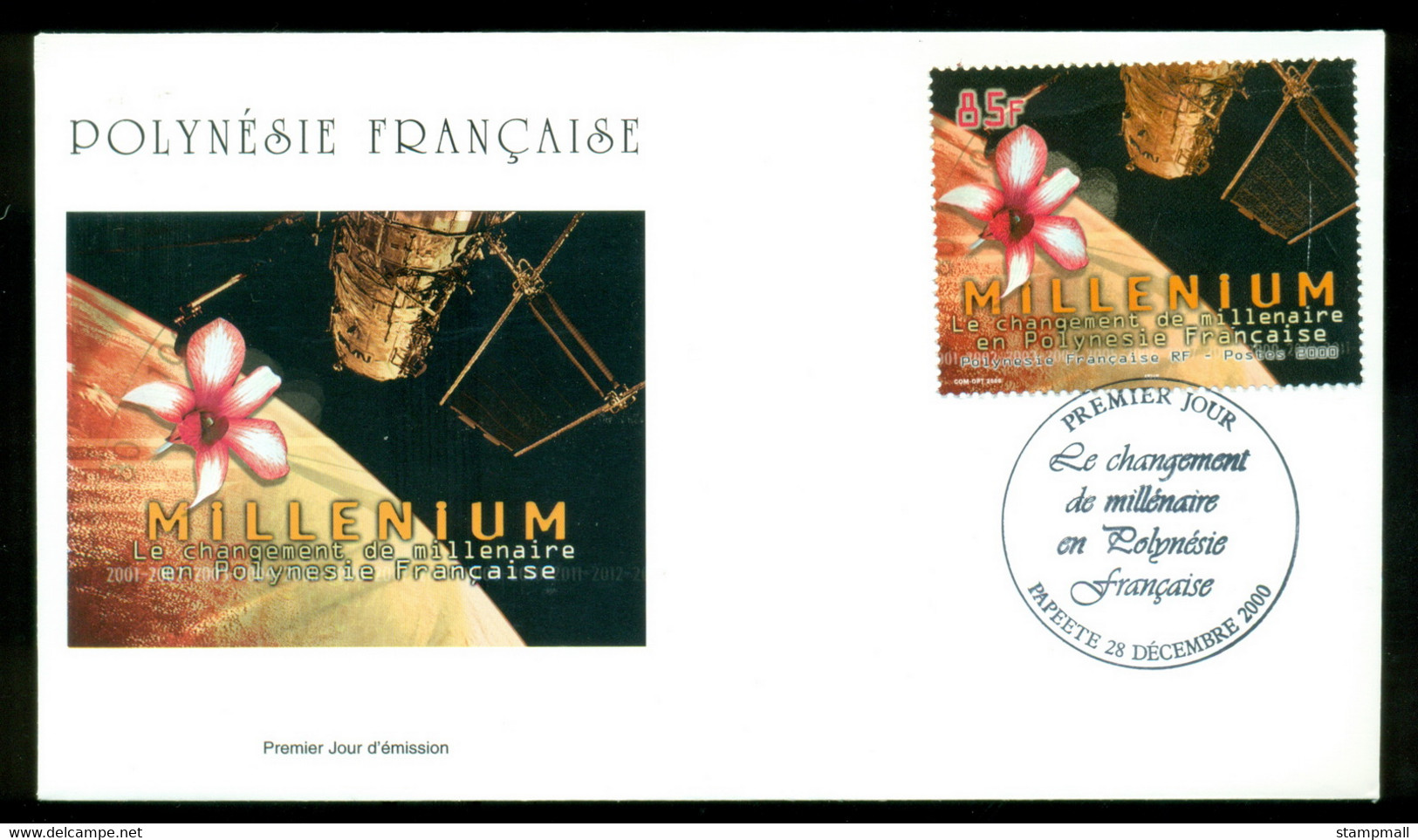 French Polynesia 2000 Advent Of The New Millenium FDC - Covers & Documents