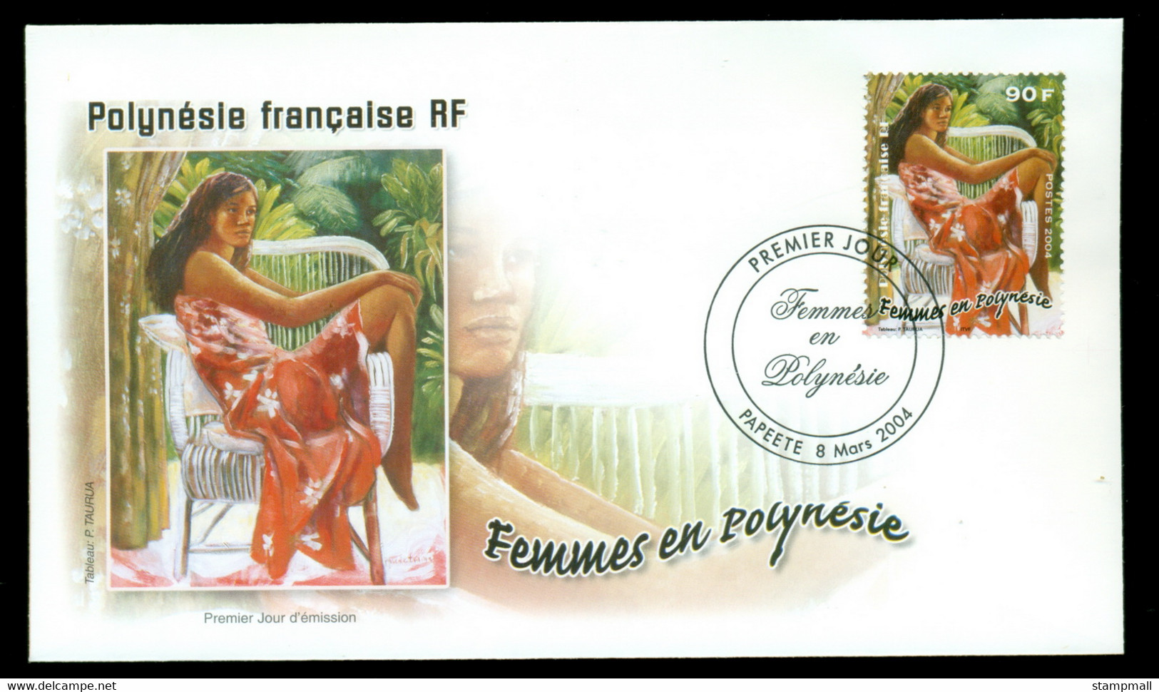 French Polynesia 2004 Polynesian Women FDC - Briefe U. Dokumente