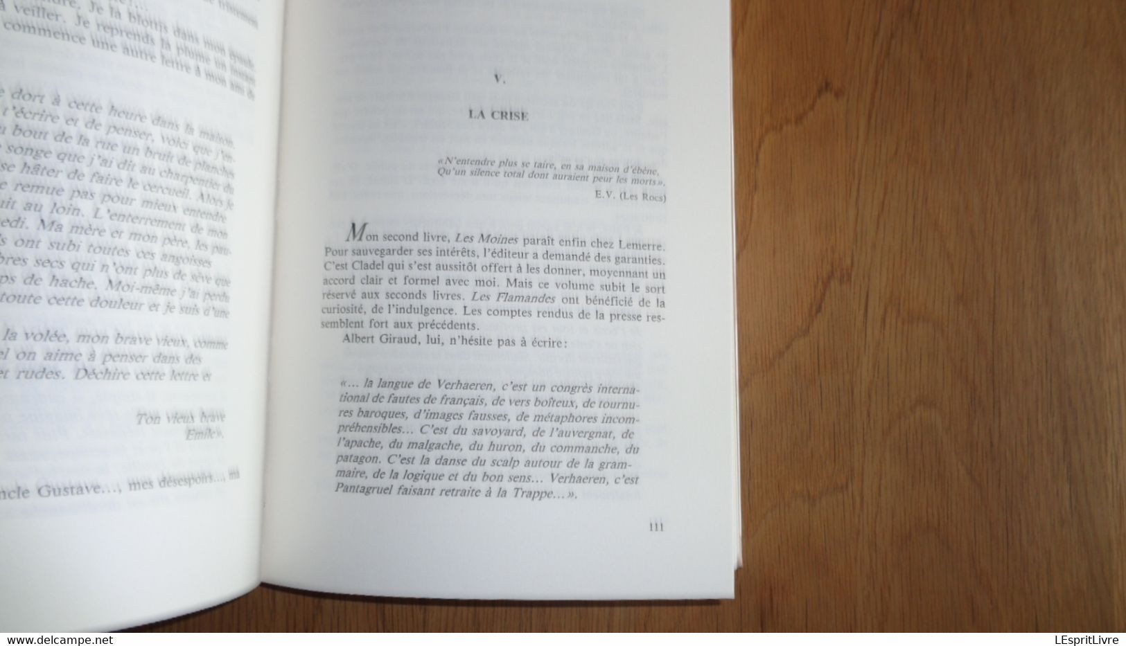 DITES NOUS EMILE VERHAEREN Régionalisme Roisin Caillou Qui Bique Flandres Bruxelles Auteur Belge Littérature Poèsie