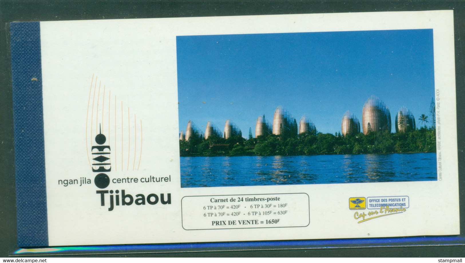 New Caledonia 1998 Jean-Marie Tjibaou Cultural Centre Booklet MUH - Cuadernillos