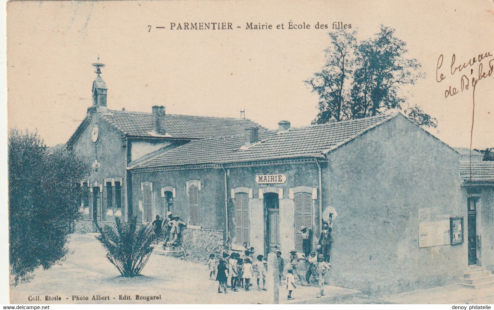 Algérie - Parmentier - Mairie Et Ecole Des Filles - Belle Animtion - Altri & Non Classificati