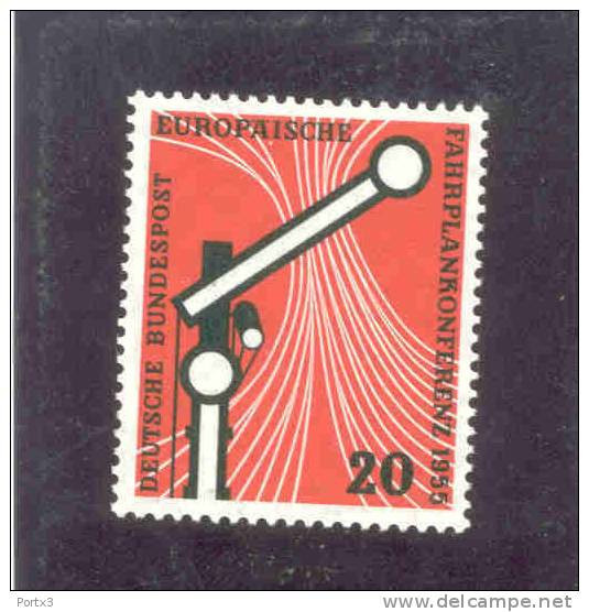 Bund 219 Fahrplankonferenz MNH ** Neuf - Unused Stamps