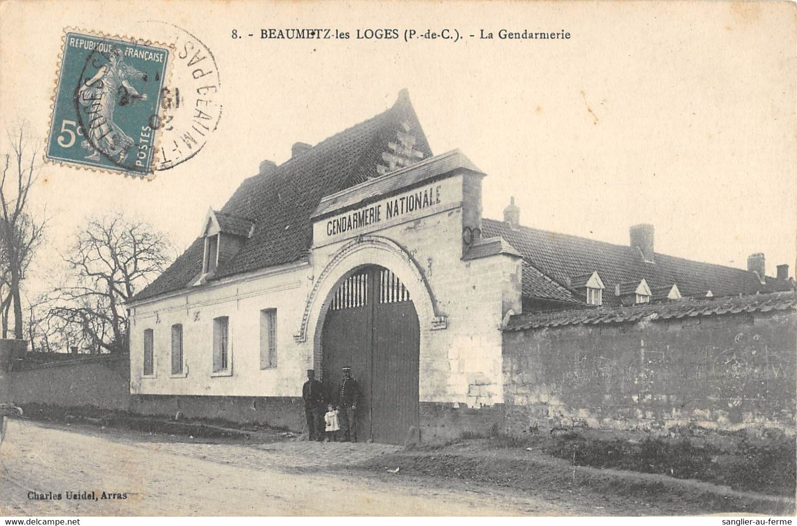 CPA 62 BEAUMETZ LES LOGES LA GENDARMERIE - Sonstige & Ohne Zuordnung