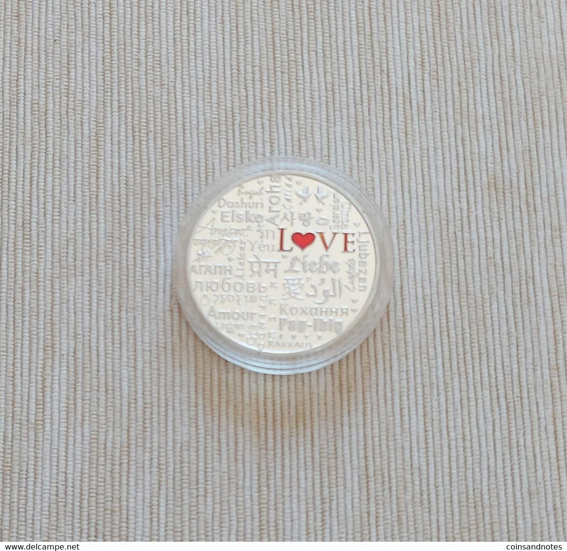 USA - ‘Love' - Silver Plated Commemorative Coin - NEW - Sonstige – Amerika