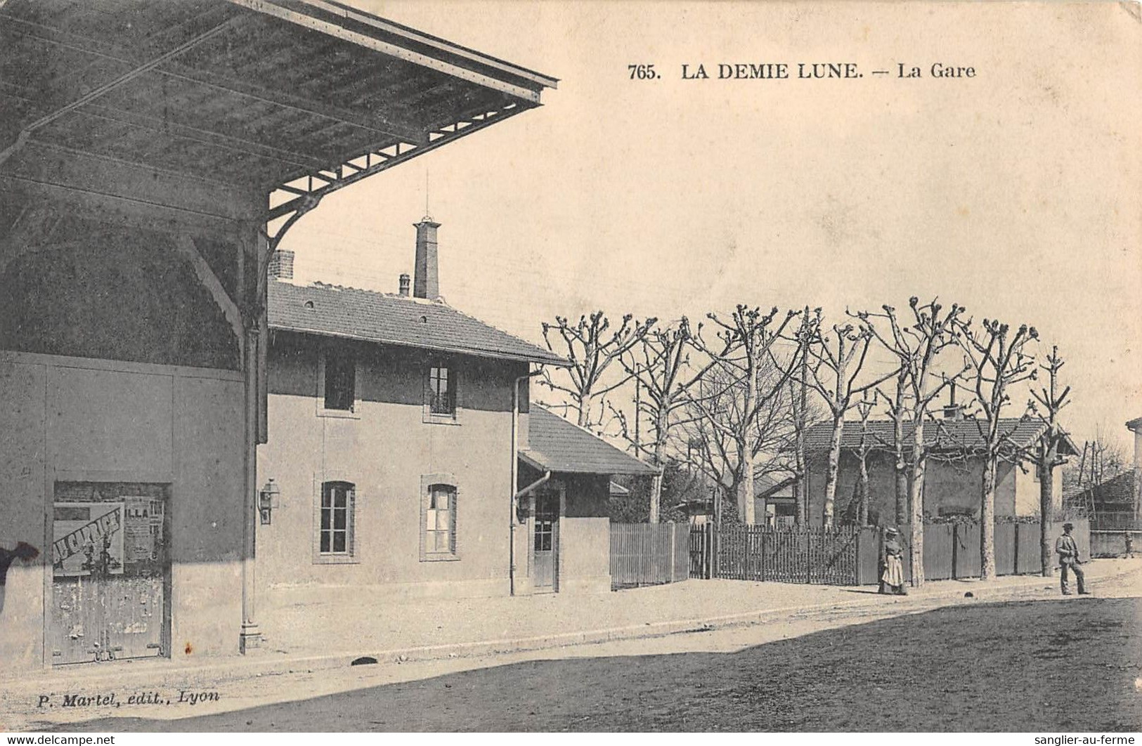 CPA 69 LA DEMIE LUNE LA GARE - Autres & Non Classés