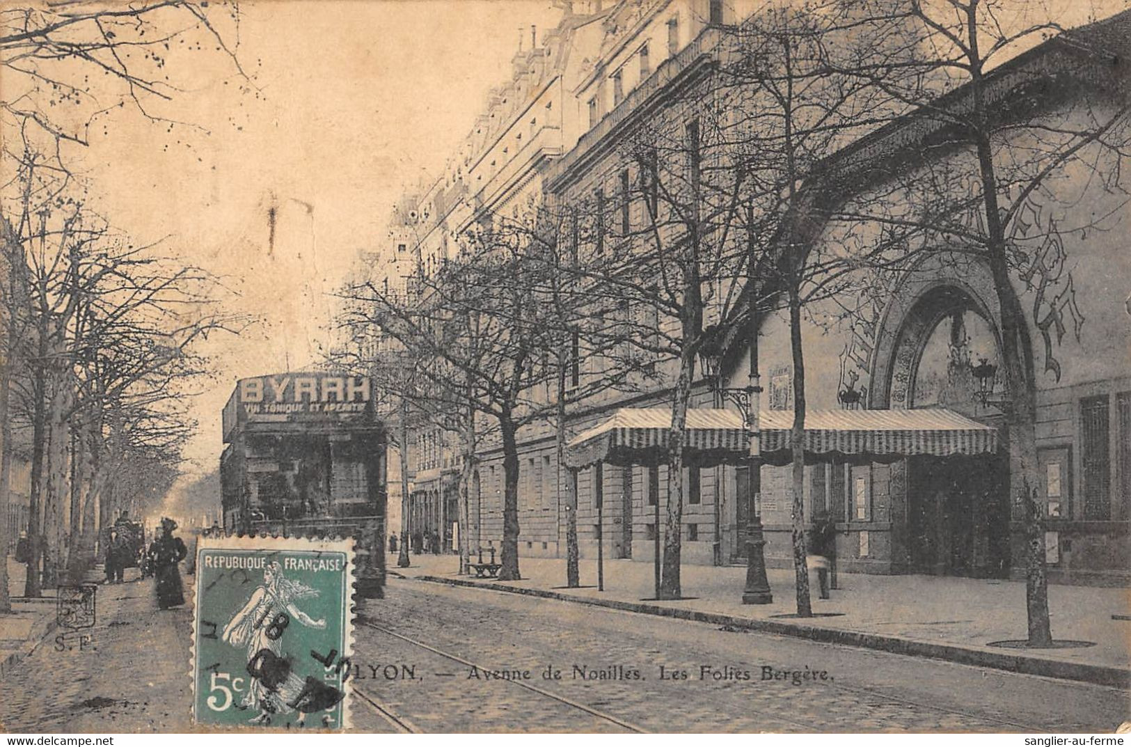 CPA 69 LYON AVENUE DE NOAILLES LES FOLIES BERGERES - Autres & Non Classés