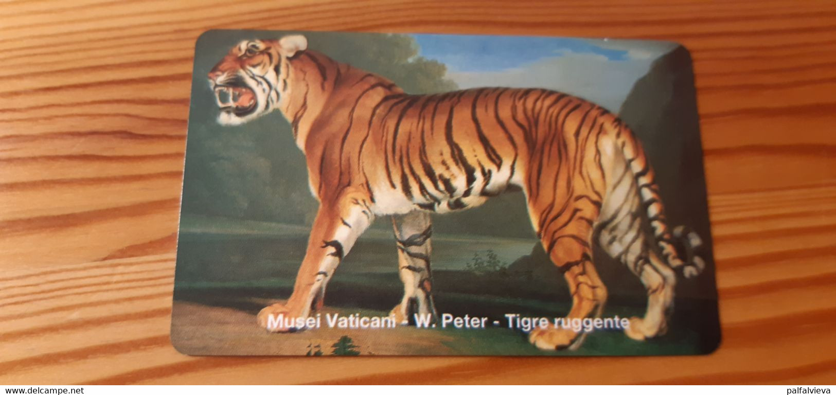 Phonecard Vatican - Art, Painting, Tiger - Vaticano