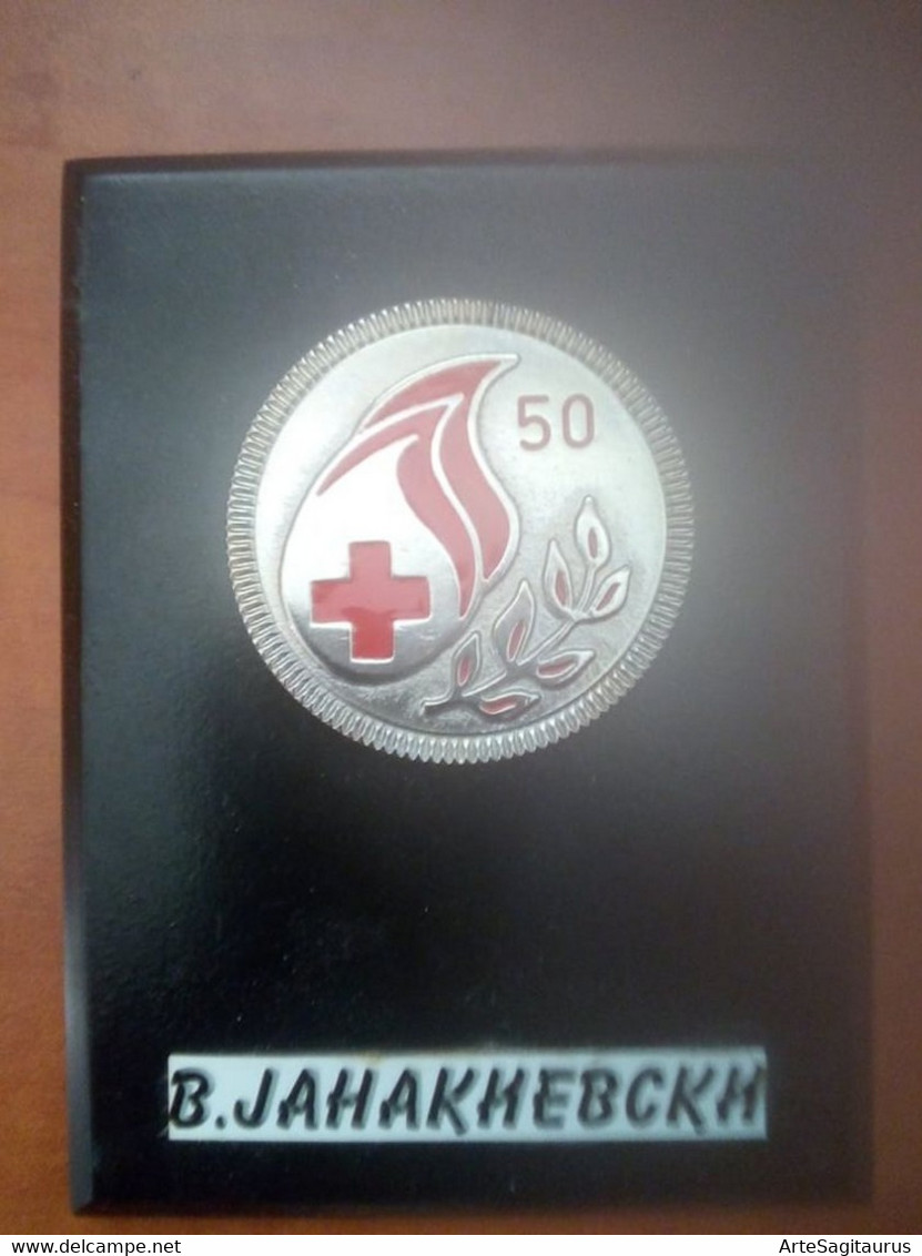 RED CROSS, REPUBLIC OF MACEDONIA, 50 YEARS, PERSONAL  + - Non Classificati