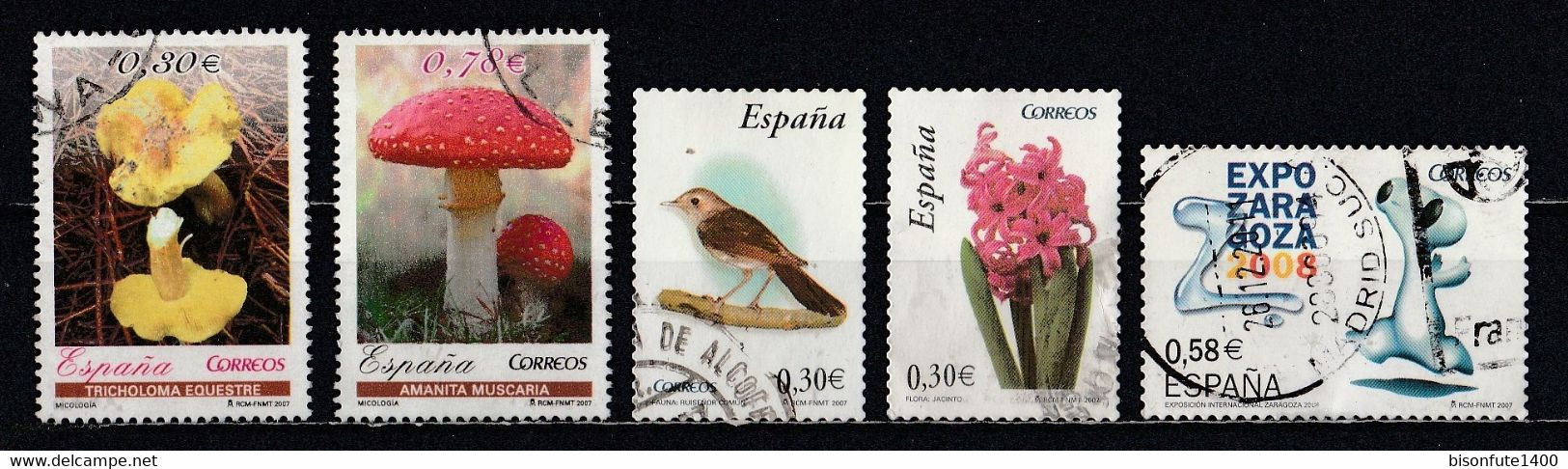 Espagne 2007 : Timbres Yvert & Tellier N° 3935 - 3936 - 3941 - 3942 - 3944 - 3945 - 3946 - 3947 - 3948 Et 3949 Oblitérés - Usati