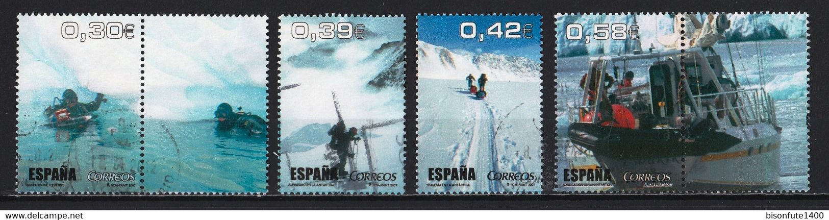 Espagne 2007 : Timbres Yvert & Tellier N° 3935 - 3936 - 3941 - 3942 - 3944 - 3945 - 3946 - 3947 - 3948 Et 3949 Oblitérés - Usati