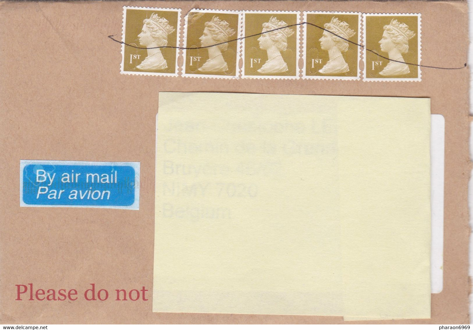 Cover By Air Mail Par Avion - Covers & Documents