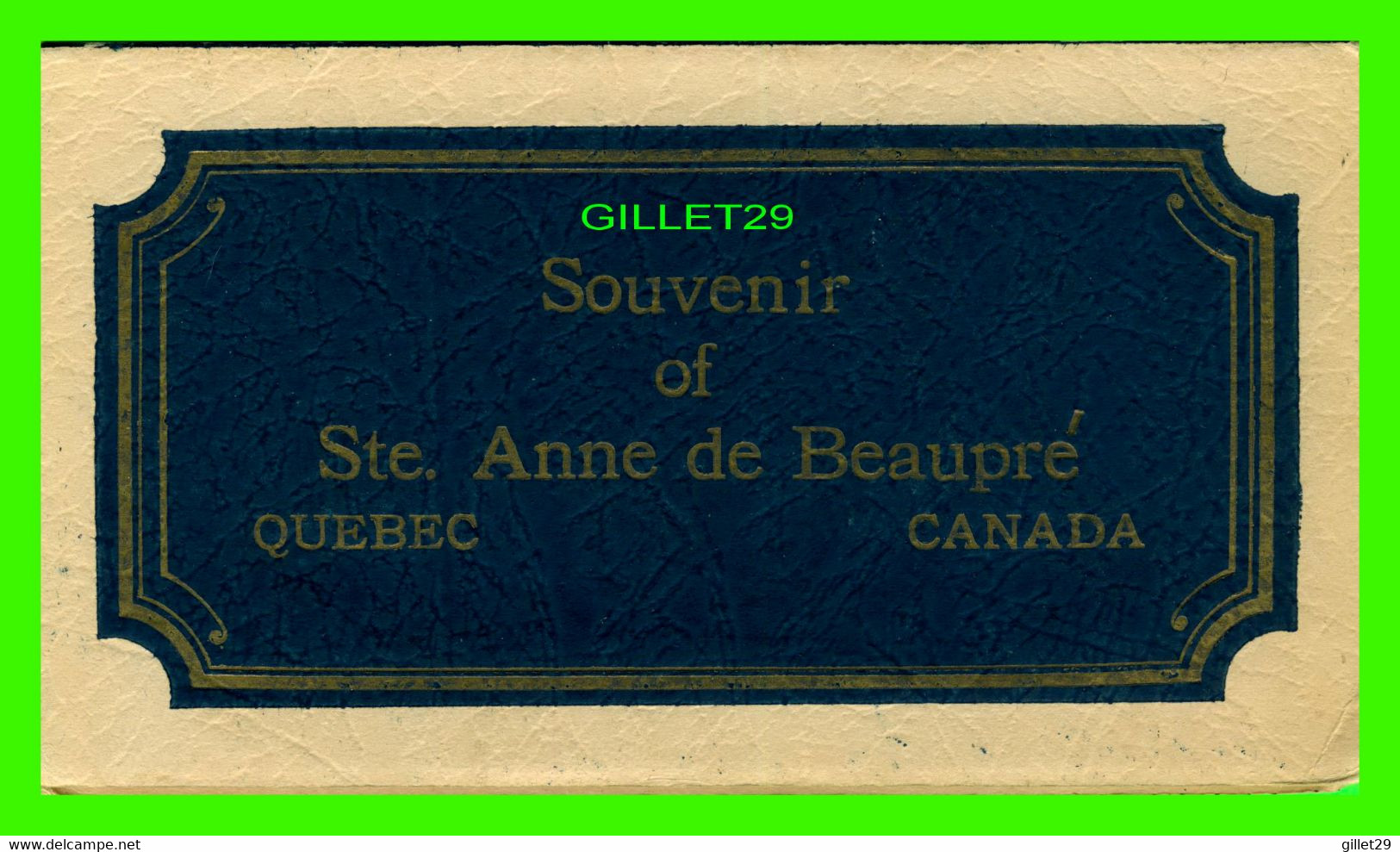 STE ANNE DE BEAUPRÉ, QUÉBEC - SOUVENIR OF STE ANNE DE BEAUPRÉ - 10 CARDS - DIMENSION 9.5 X 17.5 Cm - PHOTOGELARINE - - Ste. Anne De Beaupré