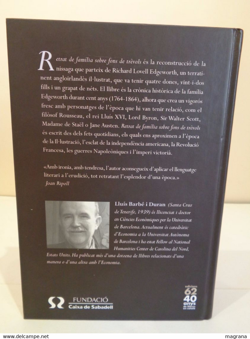 Retrat D'una Família Sobre Fons De Trèvols. Lluís Barbé. Premi Sant Joan Caixa De Sabadell, 2001. - Novelas