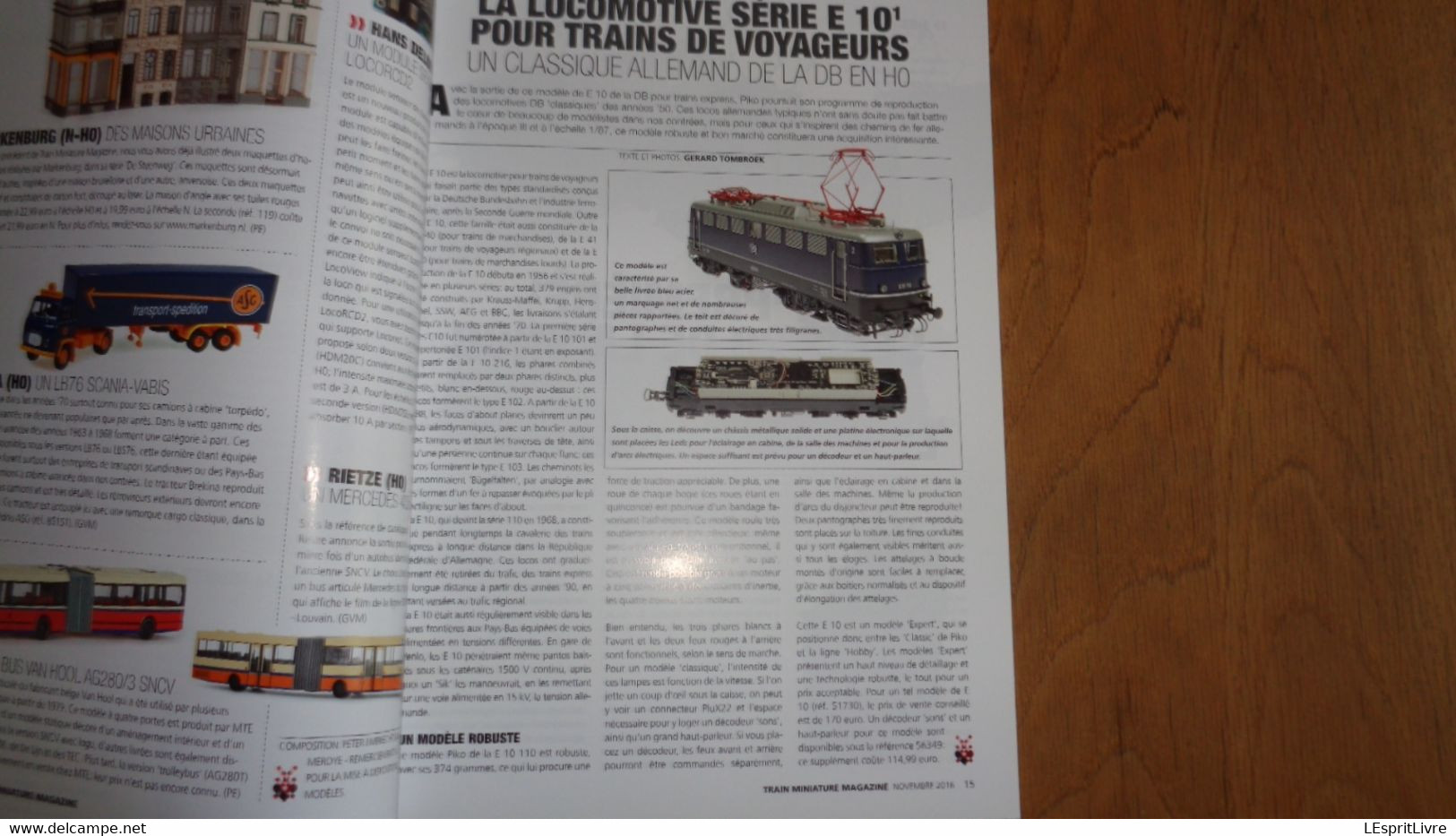 TRAIN MINIATURE N° 163 Chemins De Fer Rail Revue Modélisme Maquettisme SNCB NMBS 11 Réseau Oeversijde 2003 Piko Quenast - Modellbau