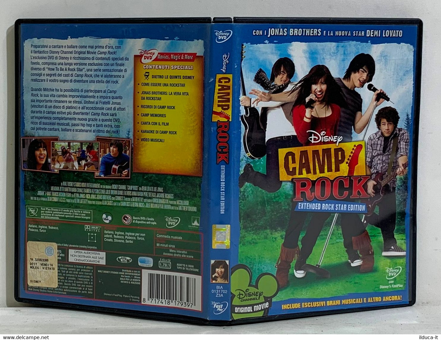 I100818 DVD - CAMP ROCK Extended Rock Star Edition (2008) - Demi Lovato - Musicalkomedie