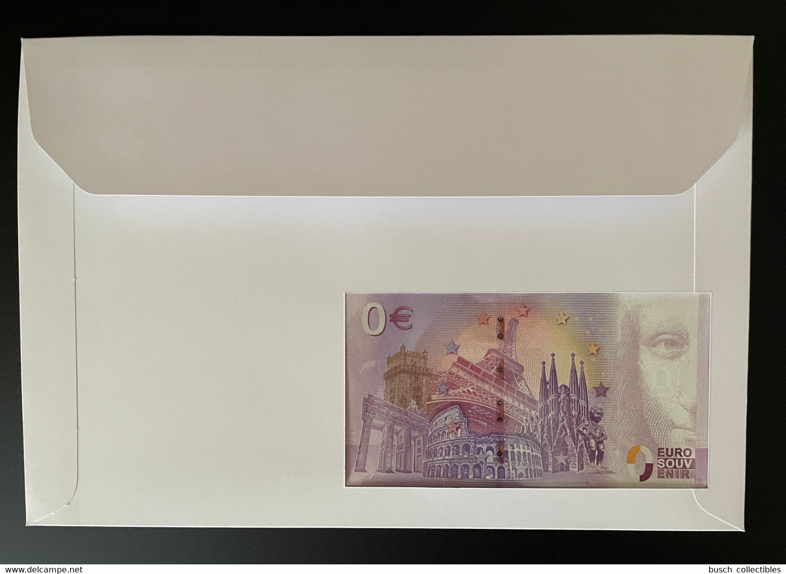 Euro Souvenir Banknote Cover Football 2021 Euro 2020 Football Fußball Soccer EM Solomon Banknotenbrief - Isole Salomone (1978-...)