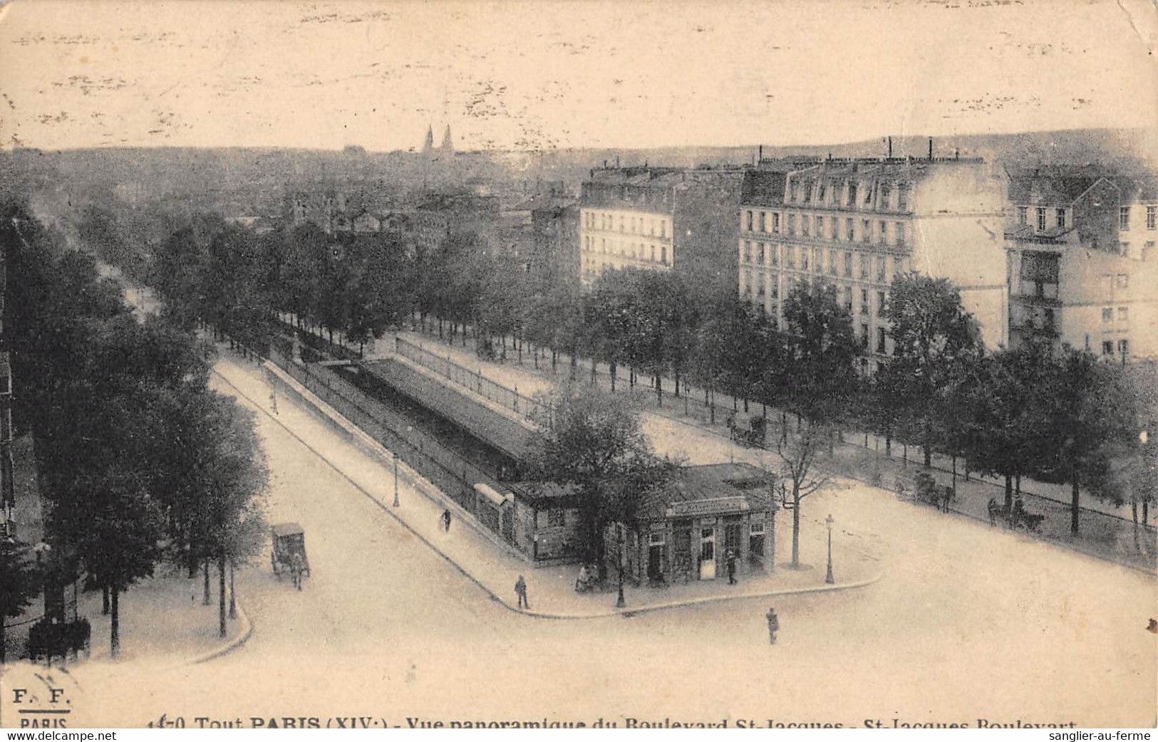 CPA 75 TOUT PARIS XIVe VUE PANORAMIQUE DU BOULEVARD SAINT JACQUES - Arrondissement: 14