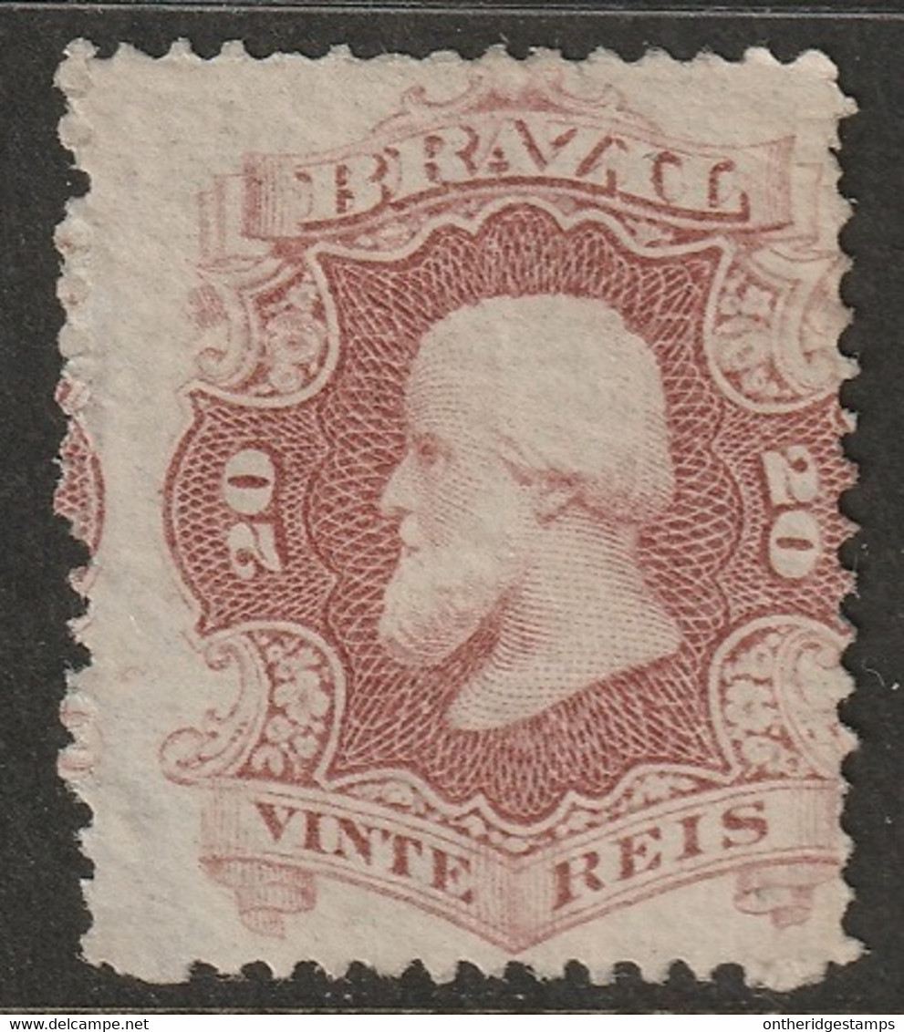 Brazil 1866 Sc 54 Mi 24 Yt 24 MLH* - Unused Stamps