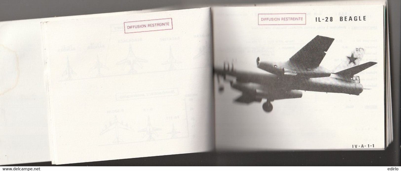 ***  UNIQUE  RUSSIE  - Carnet D'identification  + 100 Pages Très Nombreuses Photos  Rare Diffusion Restreinte - Aviation