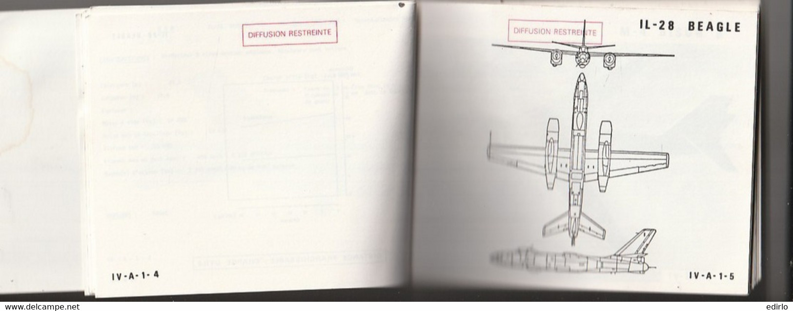 ***  UNIQUE  RUSSIE  - Carnet D'identification  + 100 Pages Très Nombreuses Photos  Rare Diffusion Restreinte - Fliegerei