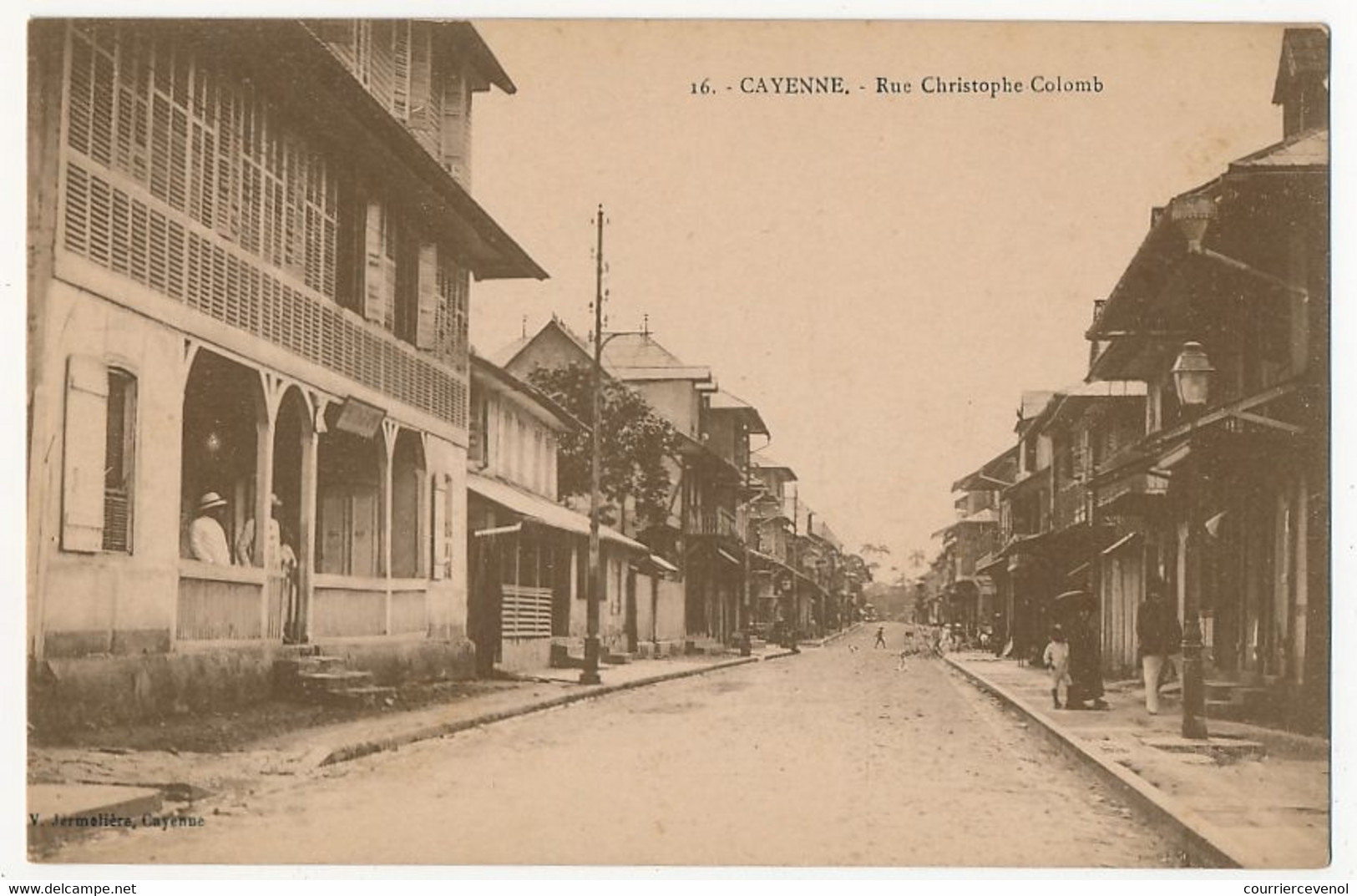 CPA - CAYENNE (Guyane) - Rue Christophe Colomb - Cayenne