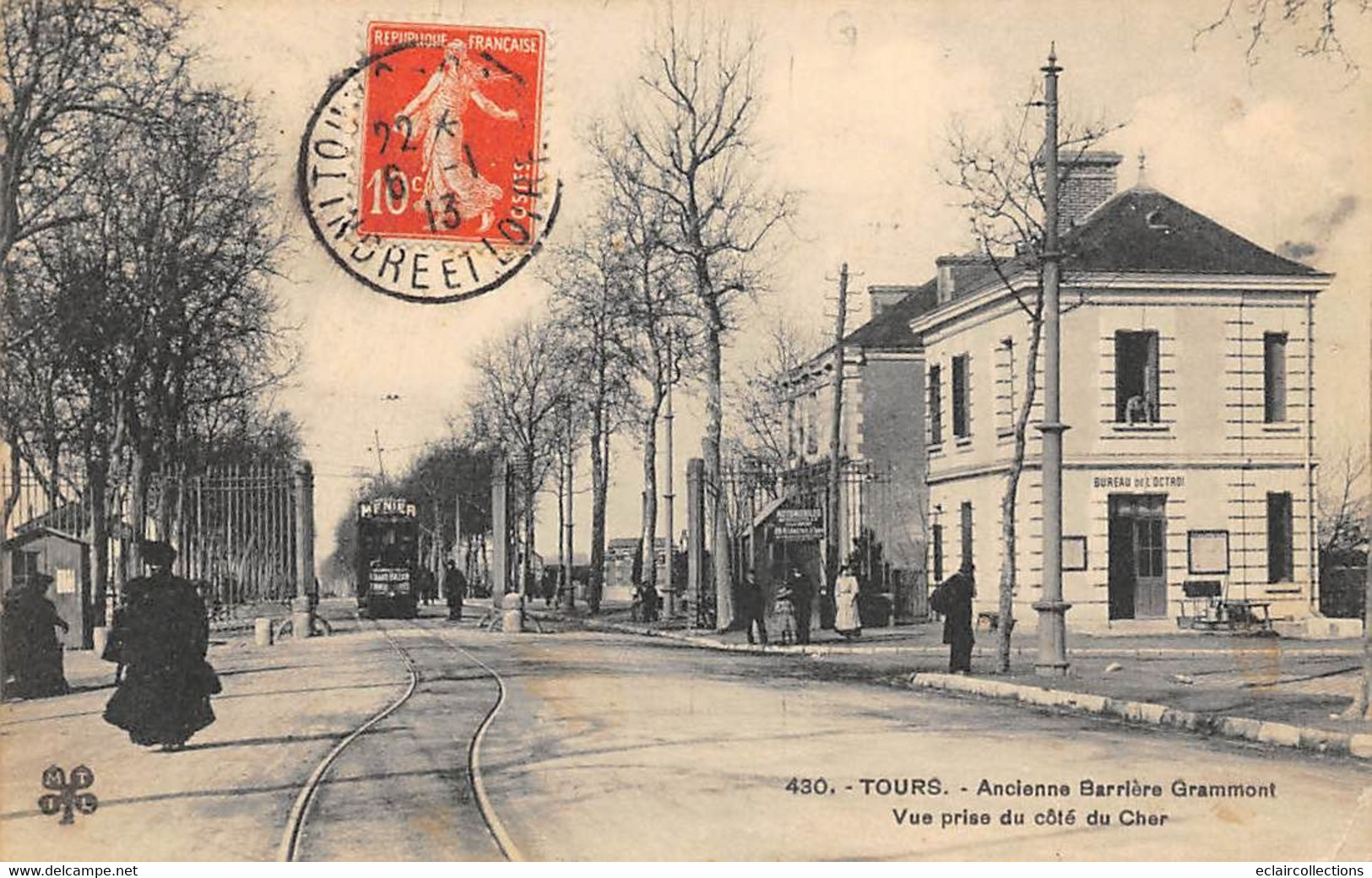 Tours     37            Tramway  Ancienne Barrière Grammont      N°430      (voir Scan) - Tours