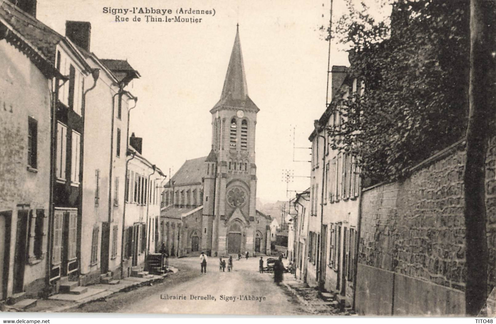 France (08 Ardennes) - Signy-l'Abbaye  - Rue De Thin-le-Moutier - Altri & Non Classificati