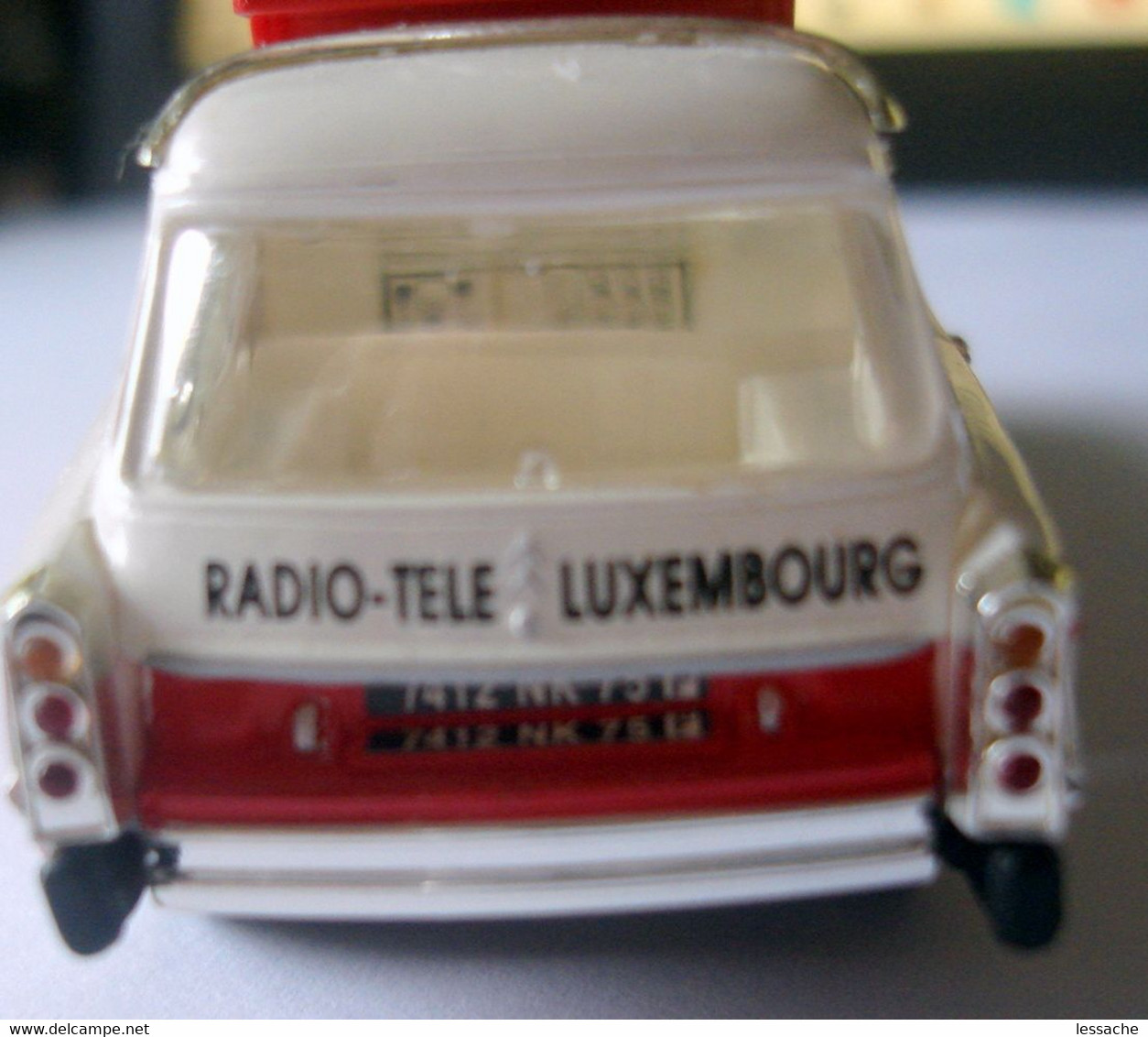 Voiture Tour De France, Radio  Télévision Luxembourg, Citroen Break ID 19 - Norev