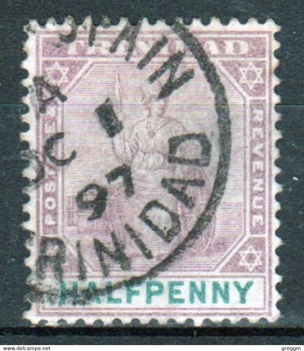 Trinidad 1896 Victoria Single ½d Stamp From The Definitive Set In Fine Used - Trinidad & Tobago (...-1961)