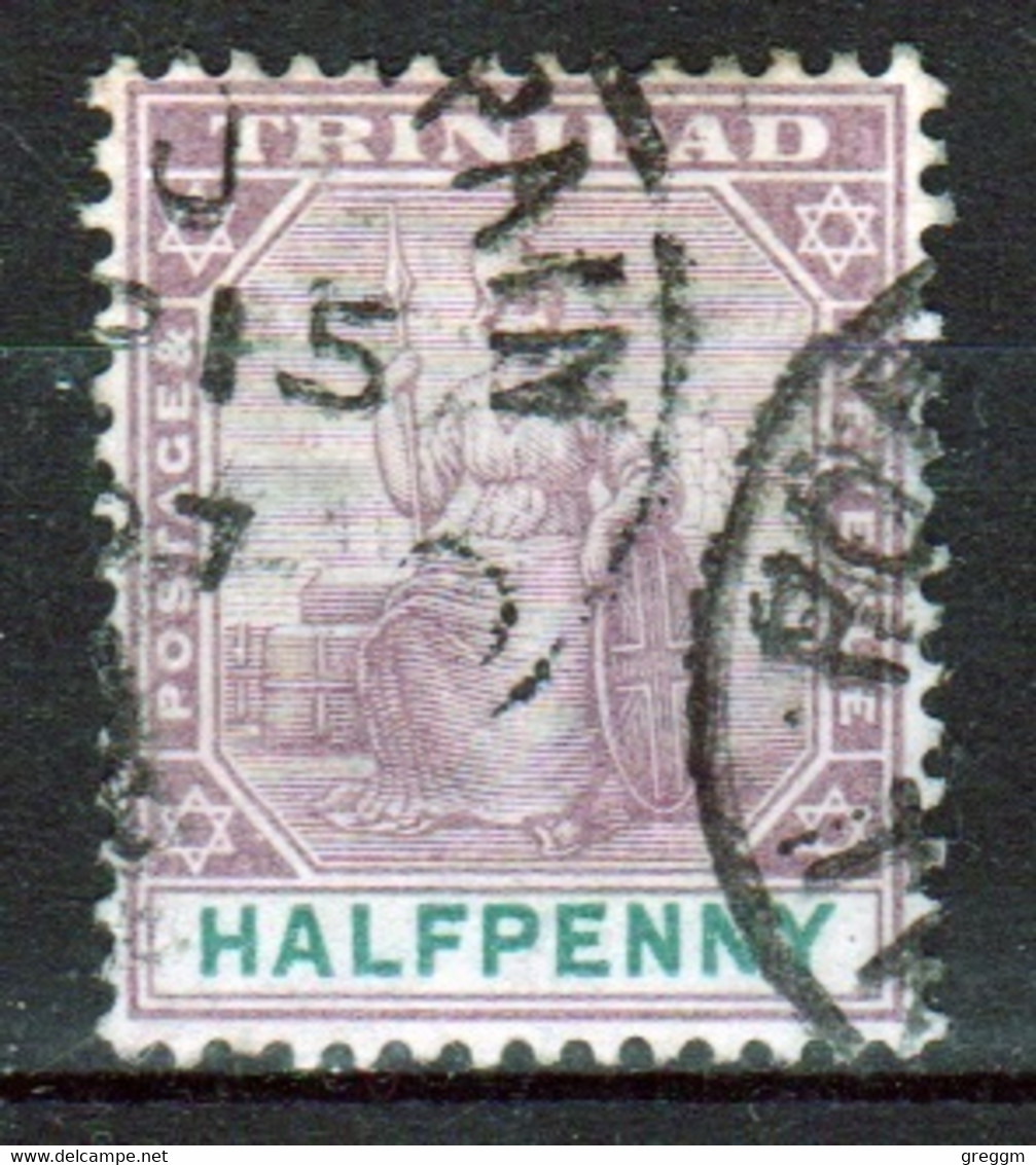 Trinidad 1896 Victoria Single ½d Stamp From The Definitive Set In Fine Used - Trinidad & Tobago (...-1961)