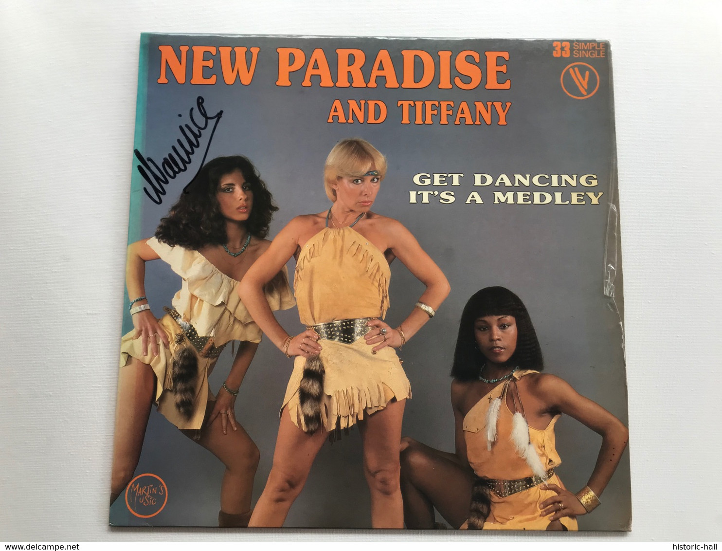 NEW PARADISE And TIFFANY - Get Dancing It’s A Medley - 1983 - FRENCH Press - Disco, Pop