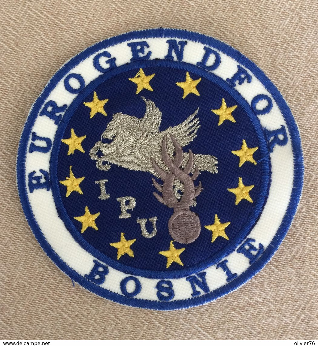 Ecusson EUROGENDFOR Bosnie Integrated Police Unit - Blazoenen (textiel)