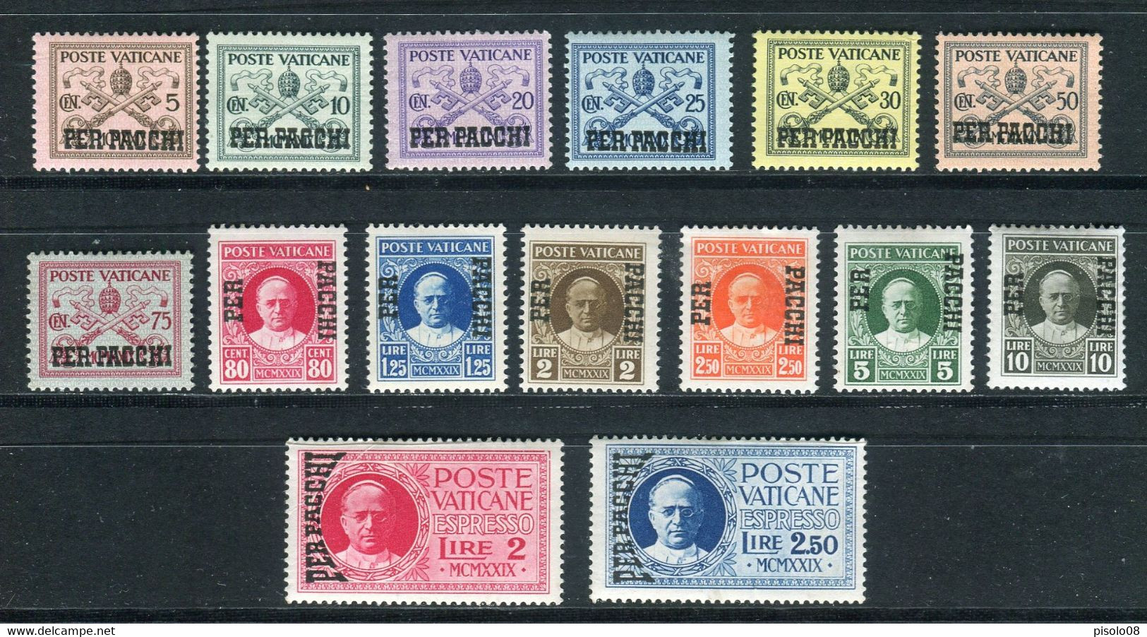 VATICANO 1931 PACCHI POSTALI SERIE CPL. ** MNH - Segnatasse