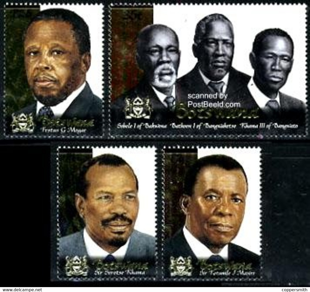 (184) Botswana / Botsuana  Persons / Presidents / Politicians  ** / Mnh  Michel 702-705 - Botswana (1966-...)