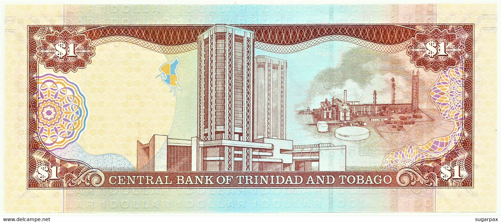 Trinidad & Tobago - 1 Dollar - 2006 ( 2017 ) - Pick 46A.b - UNC. - Serie RF - Trinité & Tobago