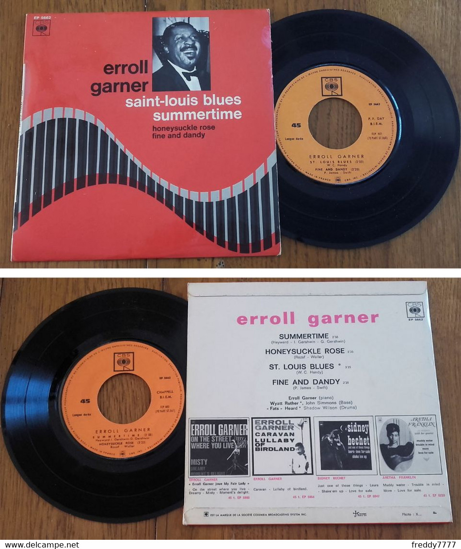 RARE French EP 45t RPM BIEM (7") ERROLL GARNER (1967) - Jazz