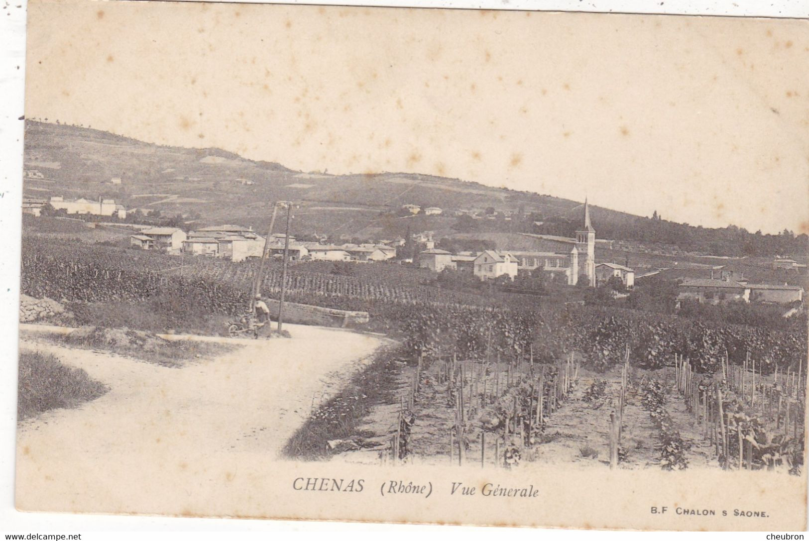 69. CHENAS. CPA. VUE GENERALE - Chenas