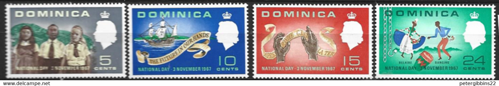 Dominica  1962  SG  205-8  National Day  Unmounted Mint - Dominica (...-1978)