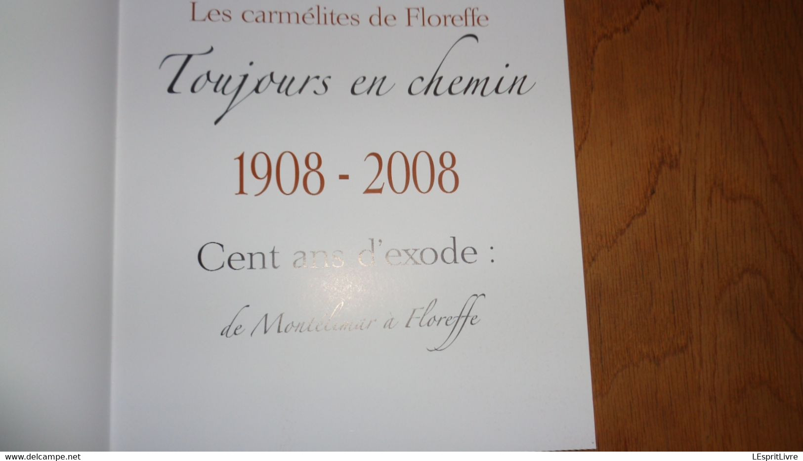 LES CARMELITES DE FLOREFFE Toujours En Chemin 1908 2008 100 Ans D'Exode Régionalisme Abbaye Religieuse Montélimar Carmel - Belgique