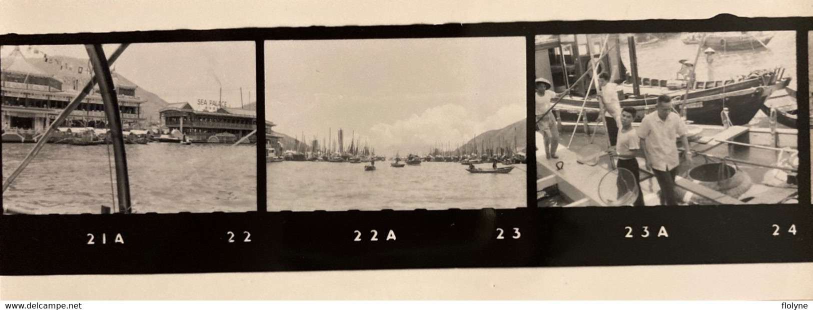 Hong Kong - Chine China - Ensemble De 13 Planches Diapos Photos - Militaires , Port , Bateaux , Villes - China (Hongkong)