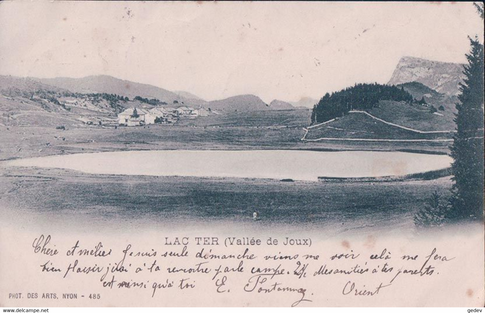 Vallée De Joux VD, Lac Ter Et Le Lieu (485) - Le Lieu