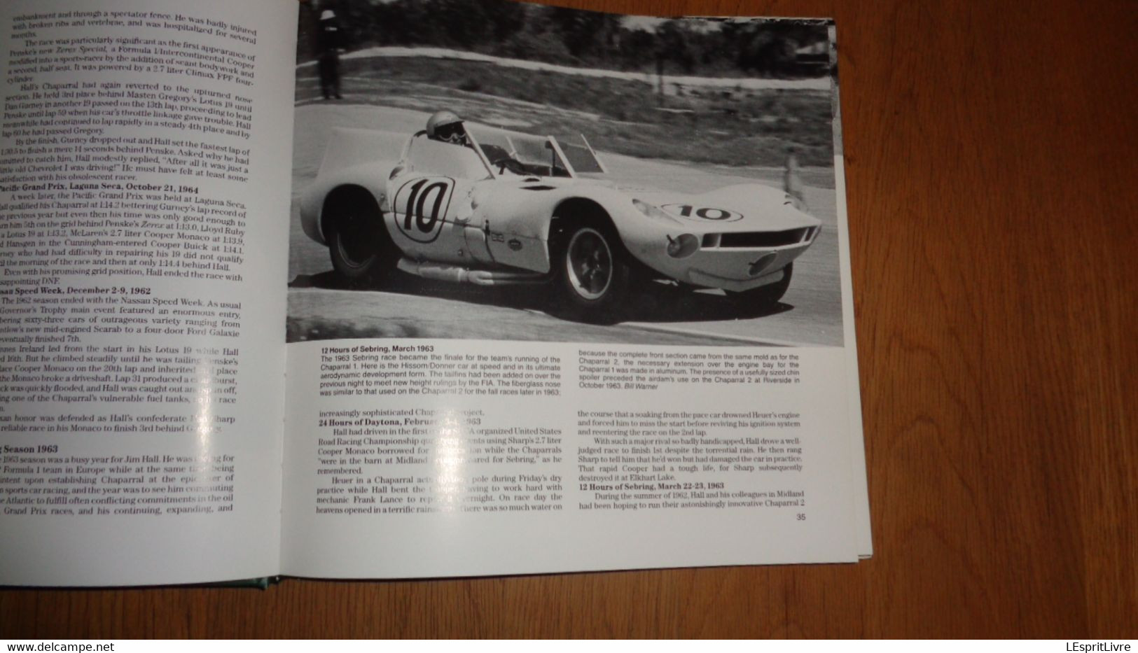 CHAPARRAL Complète History of Jim Hall's Chaparral Race Cars 1961 1970 Racing Cars Course Can Am GP Auto Automobile Car