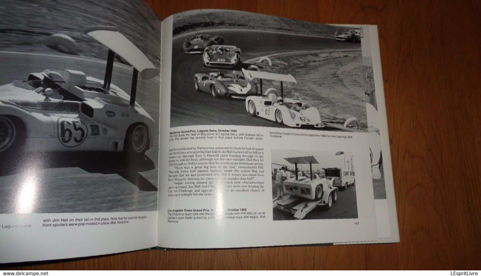 CHAPARRAL Complète History of Jim Hall's Chaparral Race Cars 1961 1970 Racing Cars Course Can Am GP Auto Automobile Car