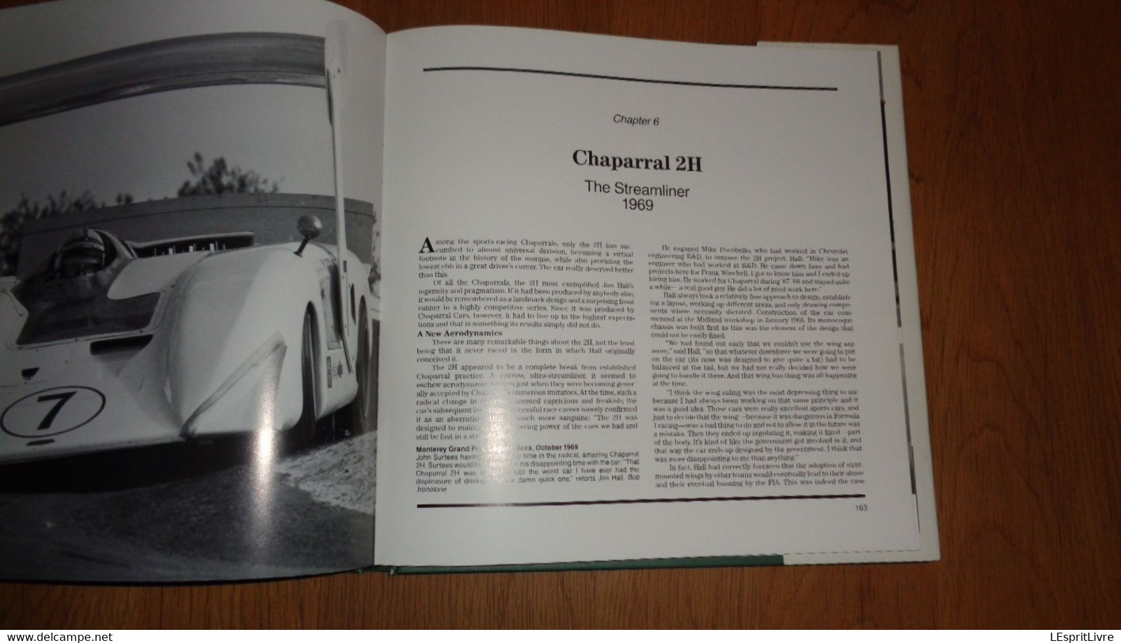 CHAPARRAL Complète History of Jim Hall's Chaparral Race Cars 1961 1970 Racing Cars Course Can Am GP Auto Automobile Car