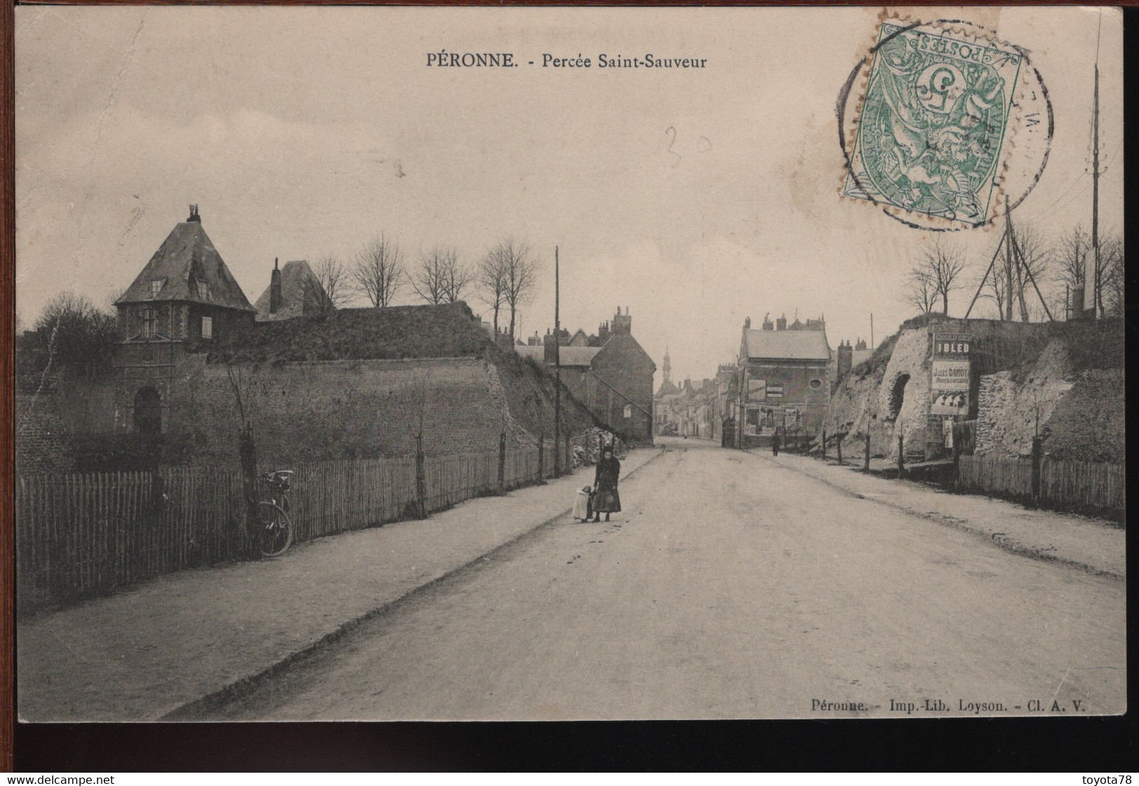 80 - PÉRONNE - Percée Saint-Sauveur - Peronne