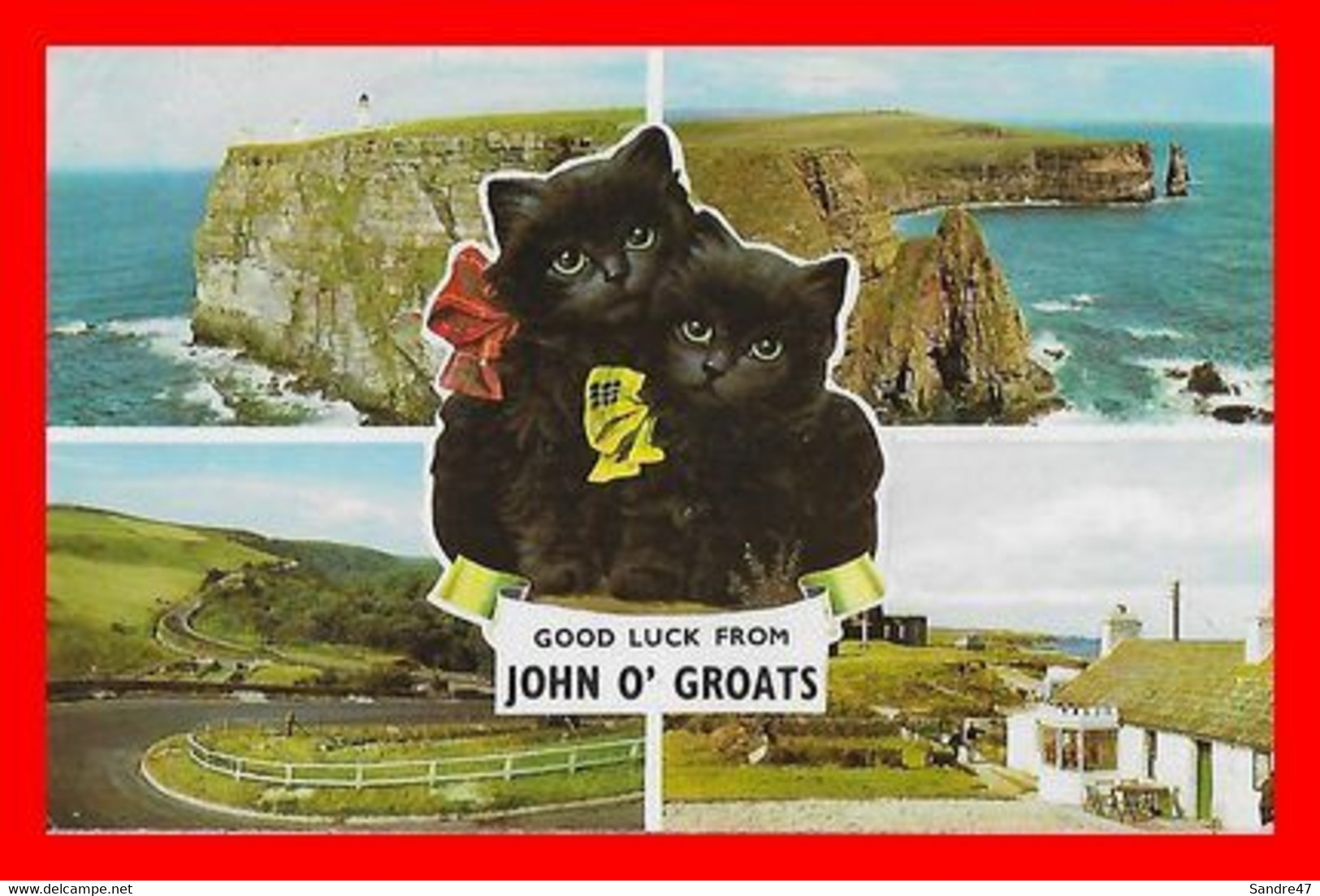 CPSM/pf JOHN O' GROATS (Ecosse) Good Luck From John O' Groats..I511 - Caithness