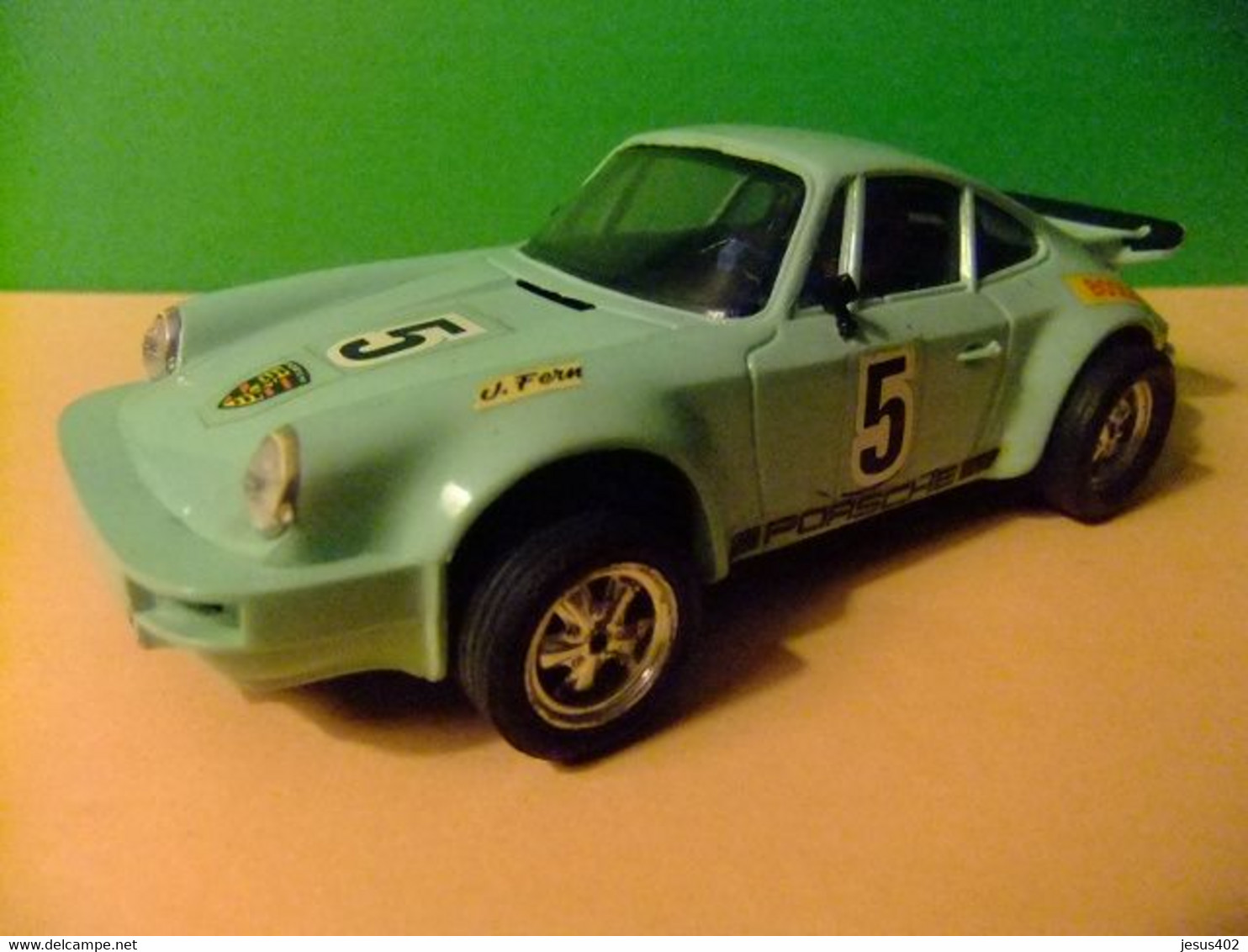 SCALEXTRIC PORSCHE CARRERA  RS EXIN Azul Claro 5 - Circuiti Automobilistici